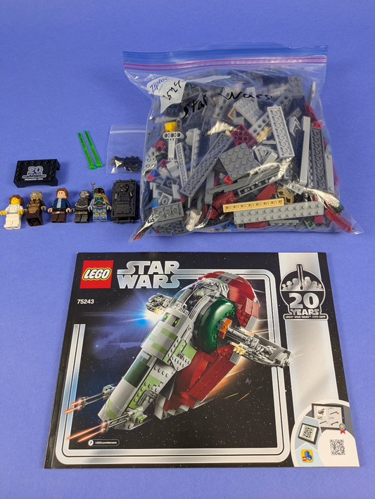 LEGO Star Wars Slave I - 20th Anniversary Edition 75243 Complete Set Pre-Owned