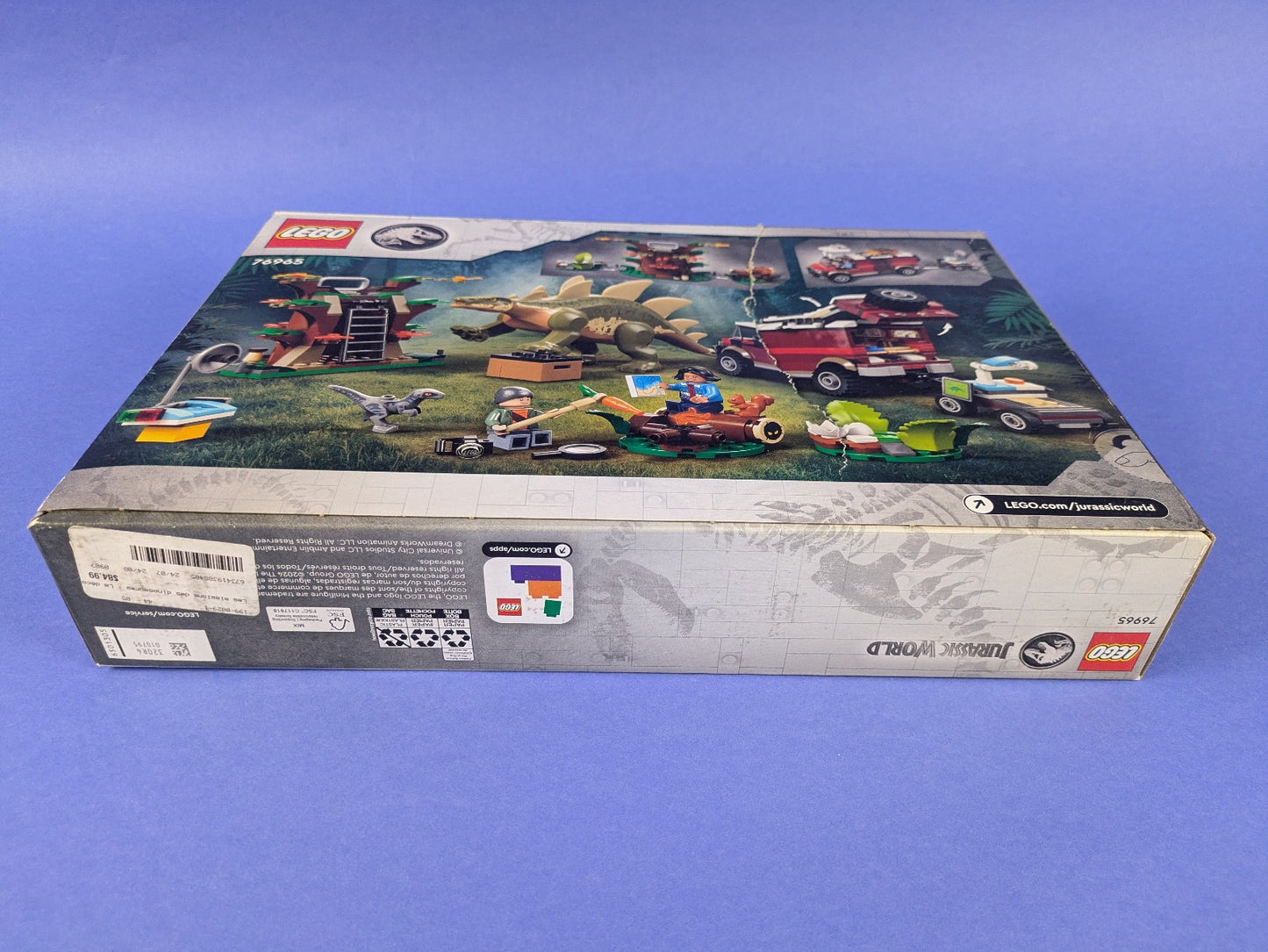 Lego Jurassic World: Dinosaur Missions: Stegosaurus Discovery 76965 BRAND NEW