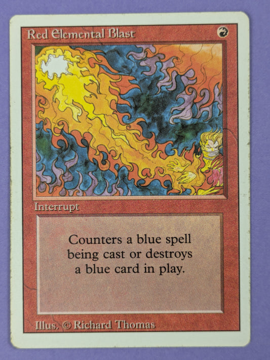 MTG Magic The Gathering: Revised Edition (3ED): Red Elemental Blast Common - HP