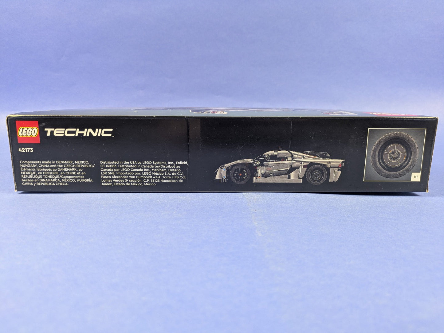 LEGO Technic Koenigsegg Jesko Absolut Gray Hypercar 42173