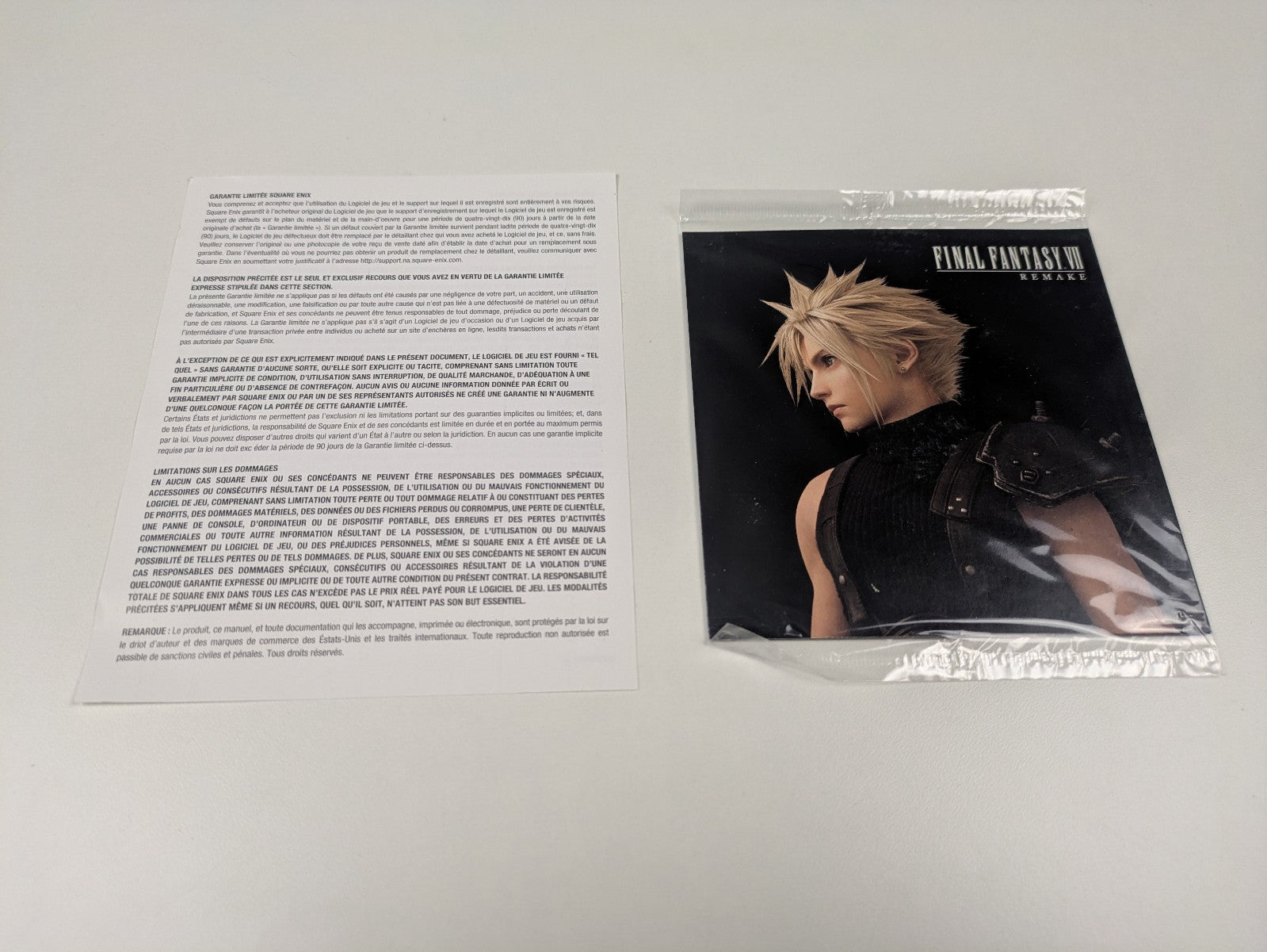 Final Fantasy VII Remake (PS4, 2020) CIB