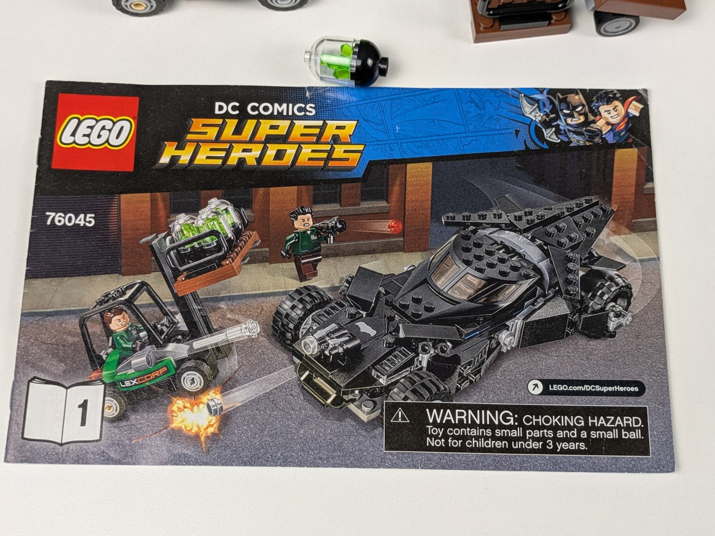 Lego Super Heroes: Dawn of Justice: Kryptonite Interception Set 76045 Incomplete