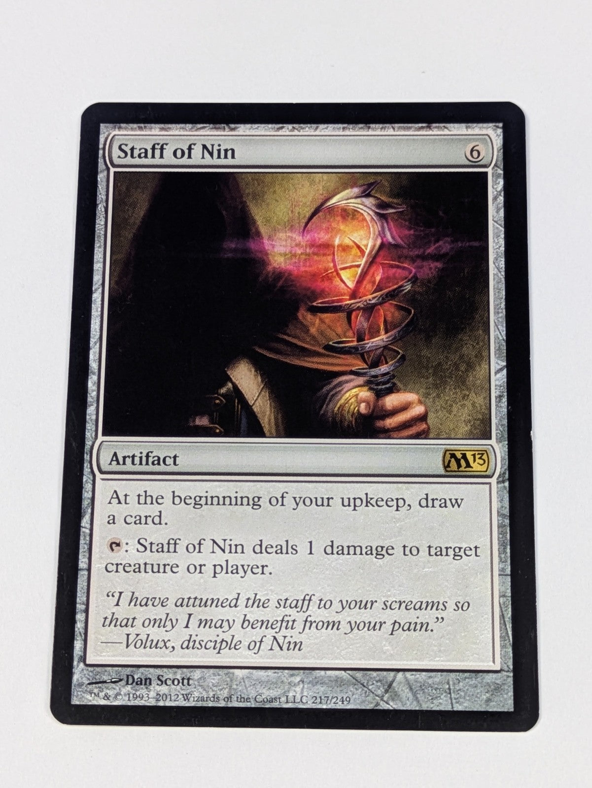 MTG Magic: Magic 2013: Staff of Nin #217/249 Rare - LP