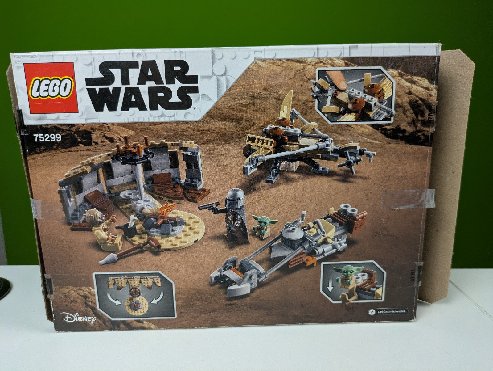 Lego Star Wars: The Mandalorian: Trouble on Tatooine Set 75299 - Complete Set