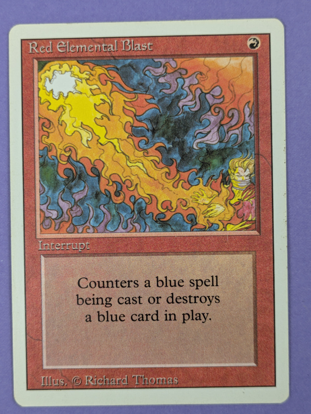 MTG Magic: Revised Edition (3rd Edition): Red Elemental Blast Common - LP