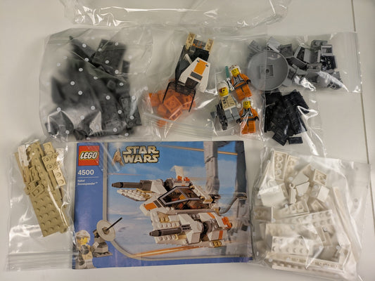Lego Star Wars: Episode 4-6: Rebel Snowspeeder Set 4500 - Complete Set