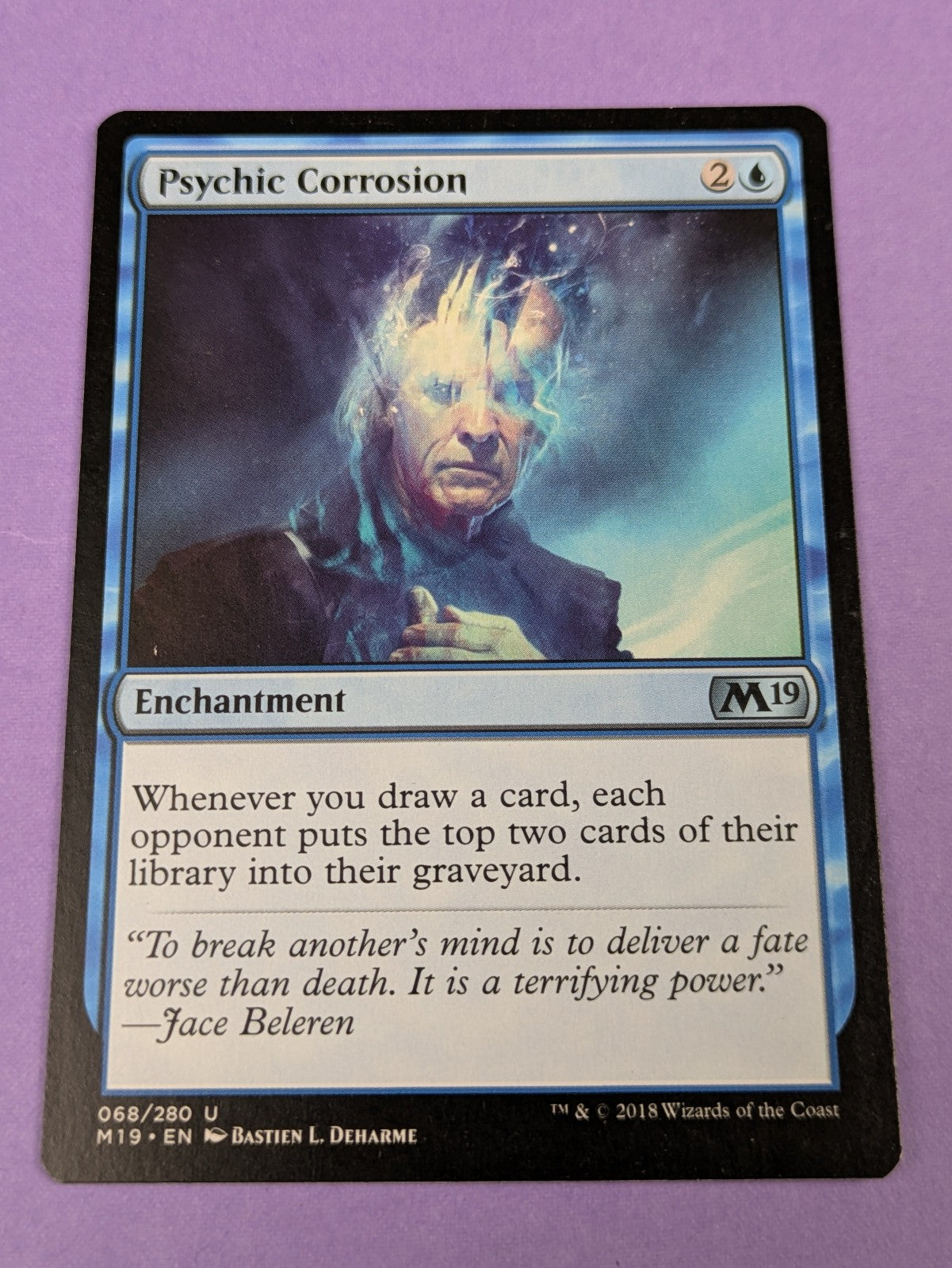 MTG Magic: Core Set 2019: Psychic Corrosion #068/280 Uncommon - NM