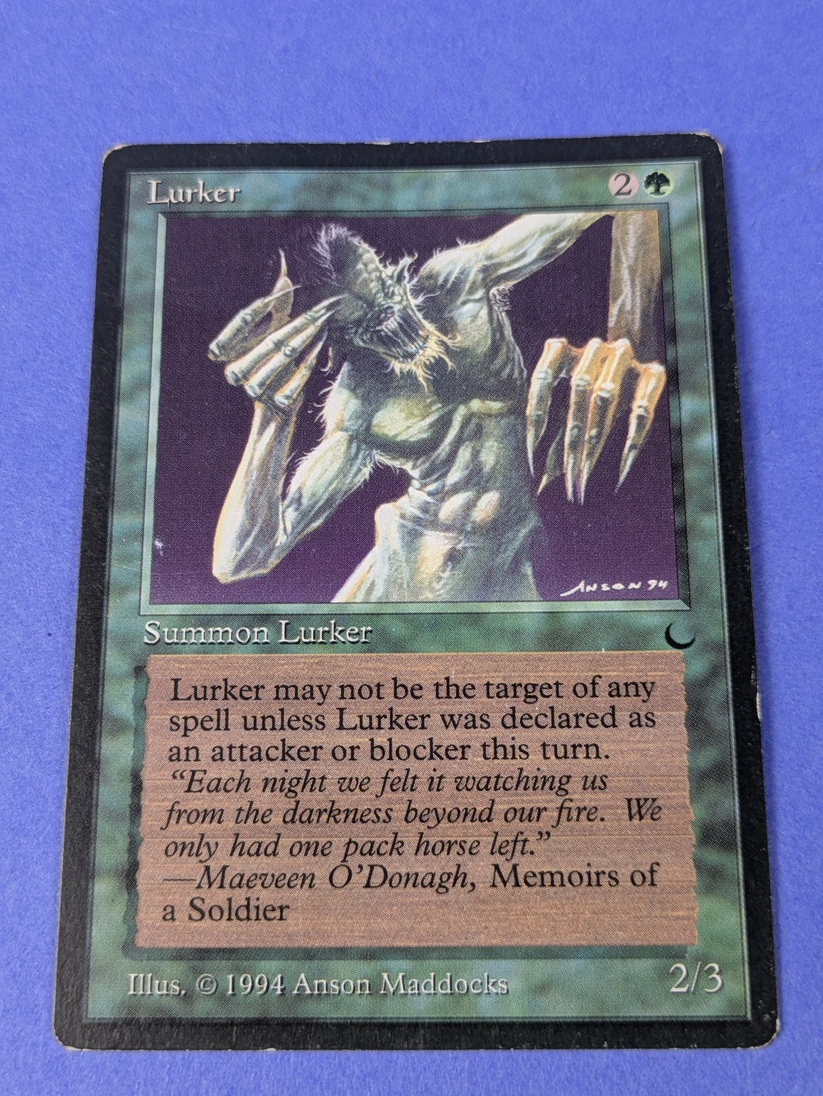 MTG Magic the Gathering: The Dark: Lurker #80 Rare - MP