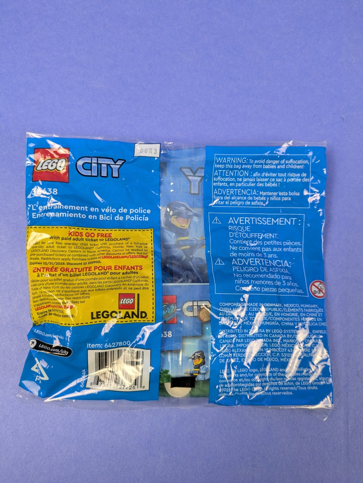 LEGO City Police Bicycle Training Polybag 30638