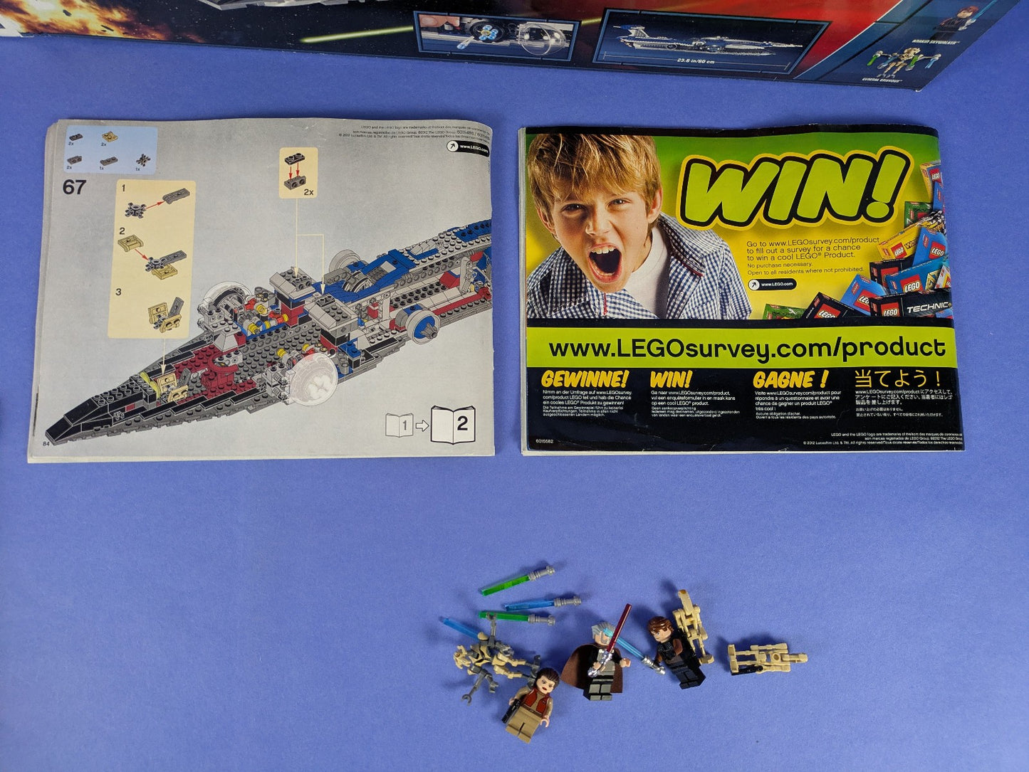 Lego Star Wars: The Clone Wars: The Malevolence Set 9515 Complete Set