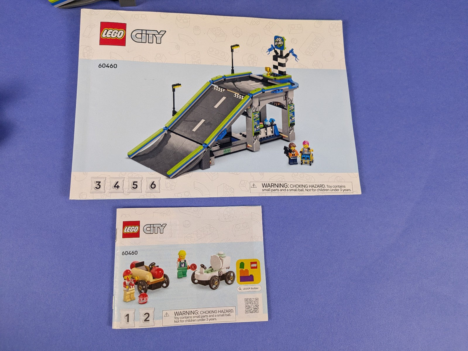 Lego Town: City: Race: No Limits: Race Car Ramp Set 60460 Incomplete Set