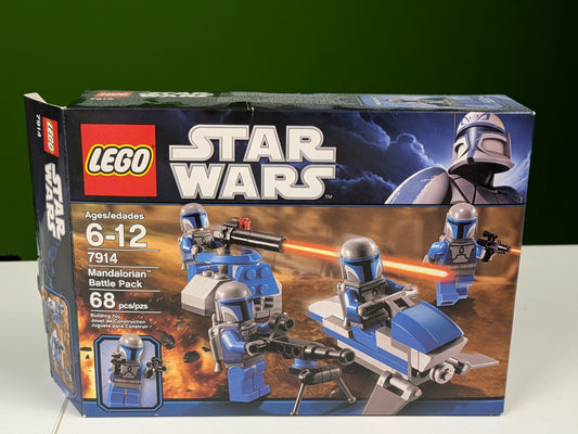 Lego Star Wars: The Clone Wars: Mandalorian Battle Pack Set 7914 Complete Set