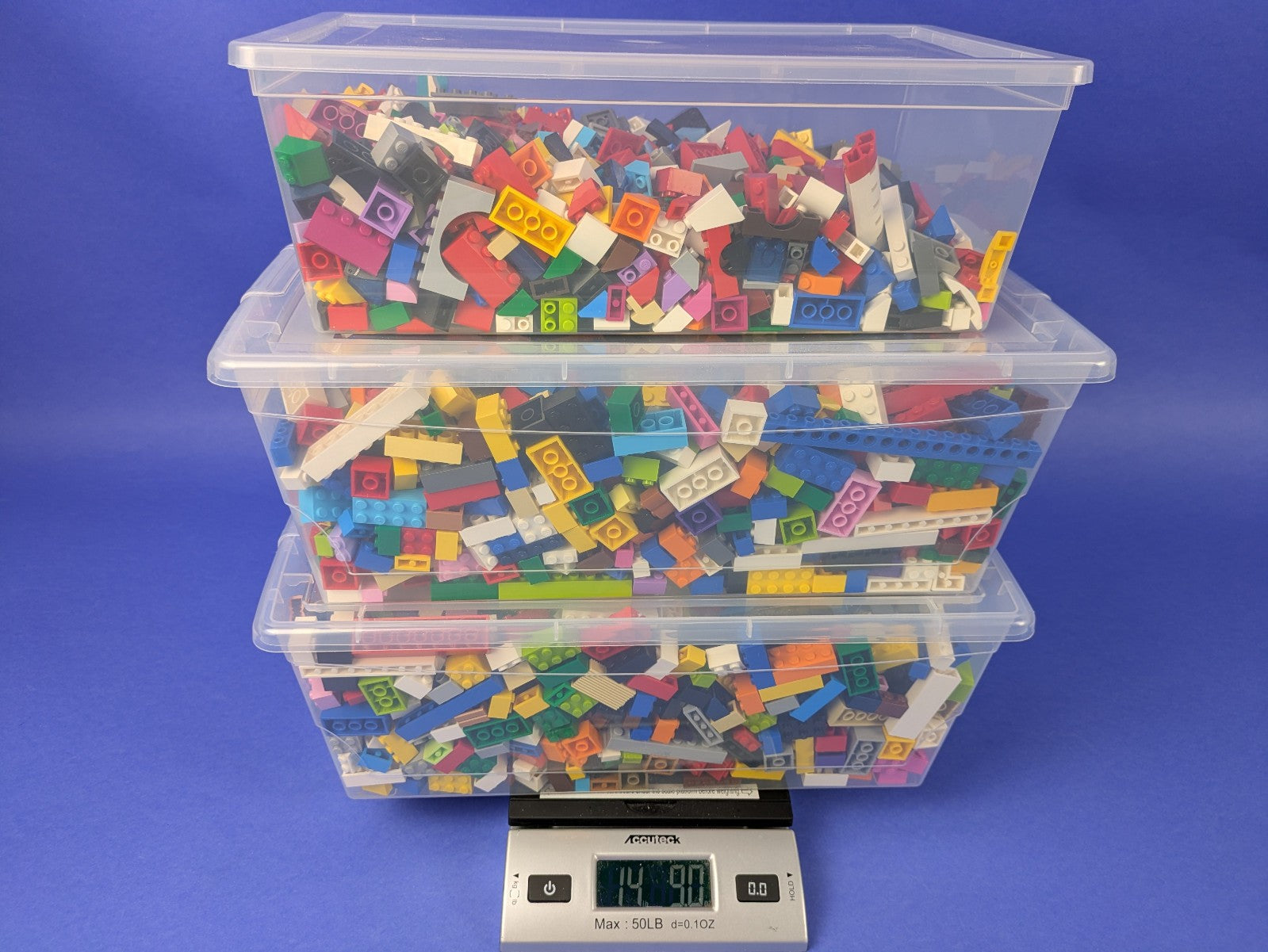 LEGO Bulk Lot 14LB Random Assorted Parts & Pieces - Genuine LEGO Bundle