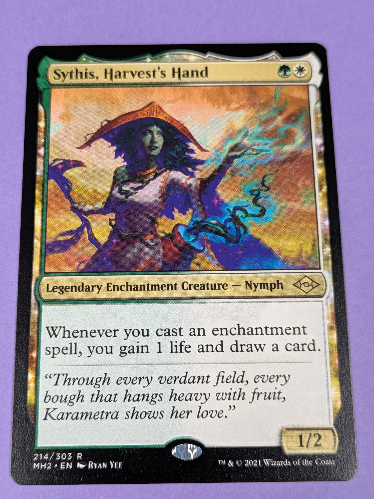 MTG Magic: Modern Horizons 2: Sythis, Harvest's Hand #214/303 Rare - NM