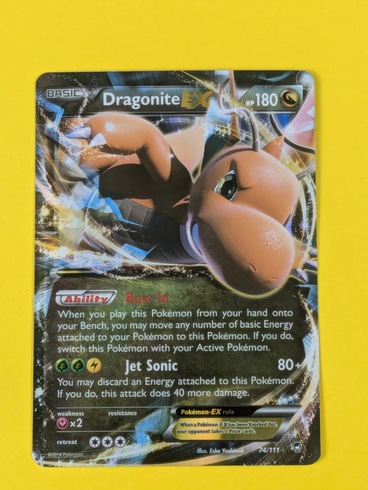 Dragonite EX - 74/111 - Ultra Rare Furious Fists - Pokemon Card - NM