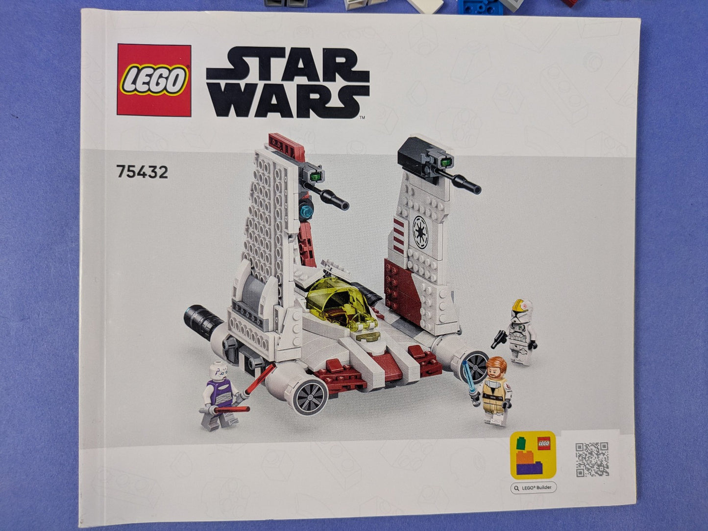 LEGO Star Wars V-19 Torrent Starfighter 75432 Complete Set Pre-Owned