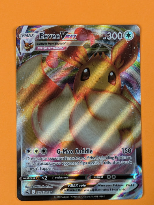 Eevee VMAX - SWSH087 - Full Art Promo Sword & Shield Promos - Pokemon Card - NM