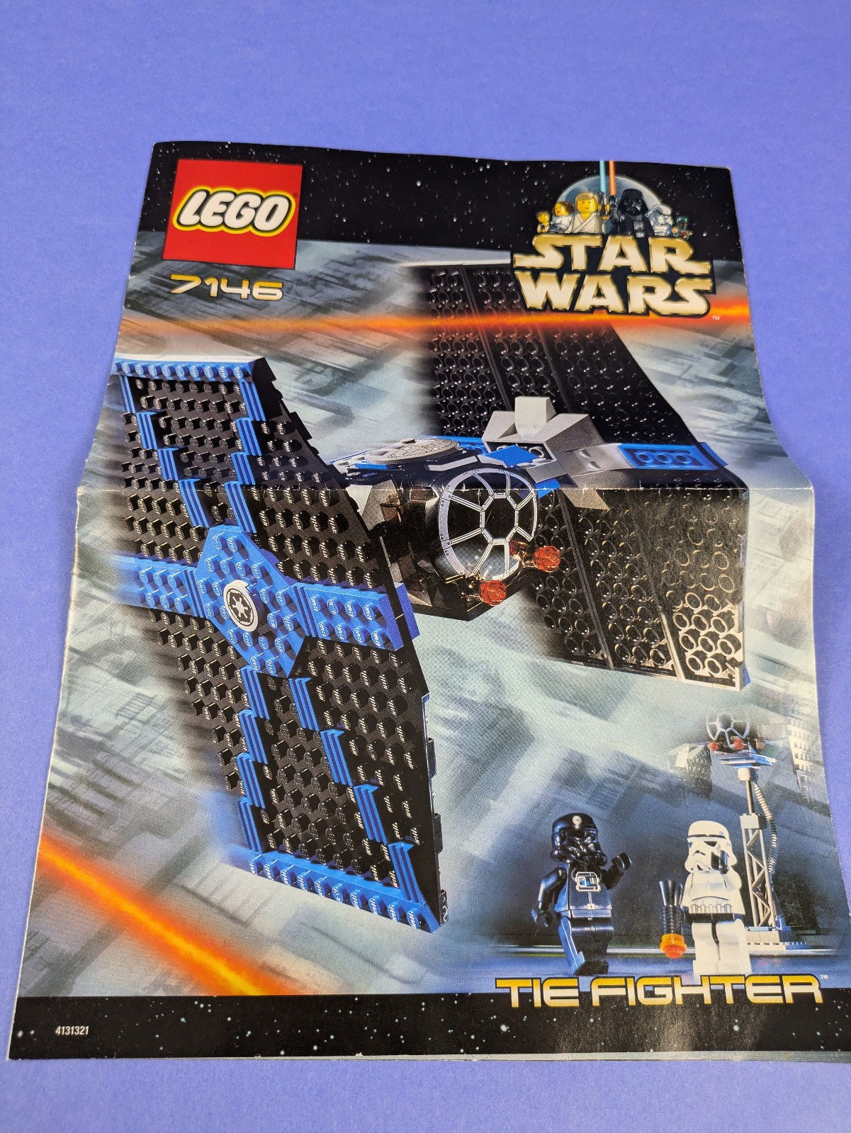 LEGO Star Wars TIE Fighter 7146 Complete Set Pre-Owned