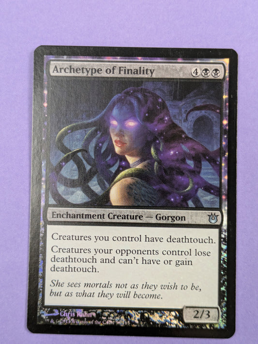MTG Magic: Born of the Gods: Archetype of Finality Foil Rare #58/165 - NM