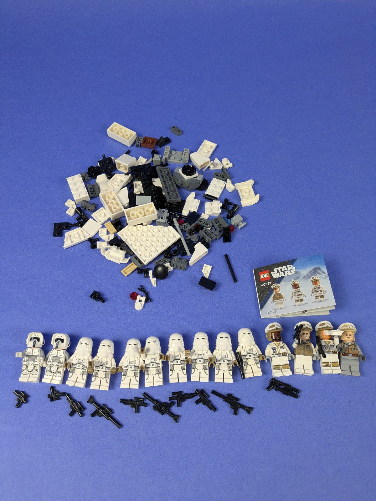 LEGO Star Wars Snow Trooper, Imperial Scout Trooper, & Hoth Rebel Trooper (14X)