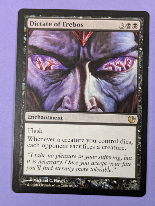 MTG Magic: Journey into Nyx: Dictate of Erebos Rare #65/165 - NM