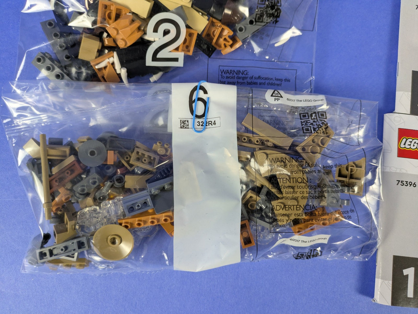 Lego Star Wars: Desert Skiff & Sarlacc Pit Set 75396 - Incomplete Set