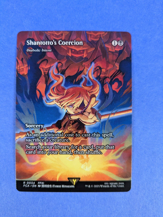 MTG Magic: FINAL FANTASY: Shantotto's Coercion - Diabloic Intent #0034 Rare - NM