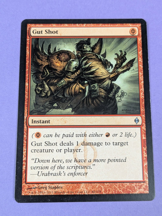 MTG Magic: New Phyrexia: Gut Shot #86/175 Uncommon - LP