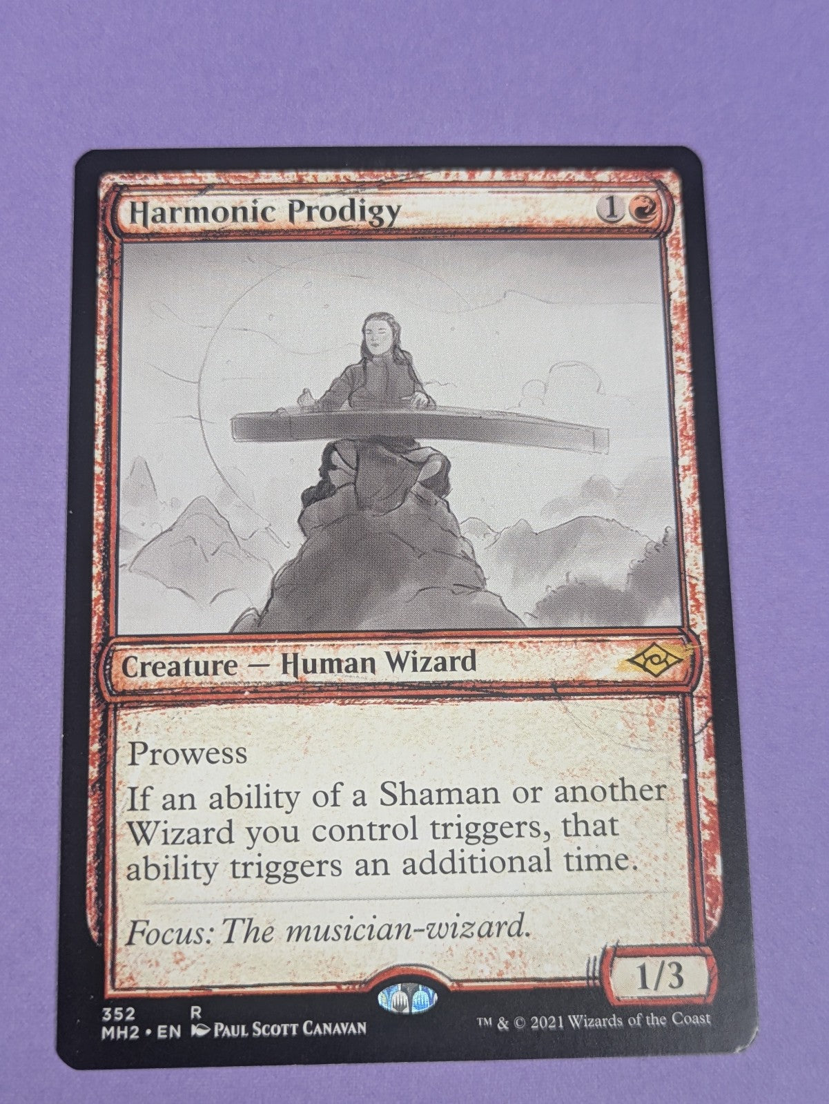 MTG Magic: Modern Horizons 2: Harmonic Prodigy #352 Rare - LP