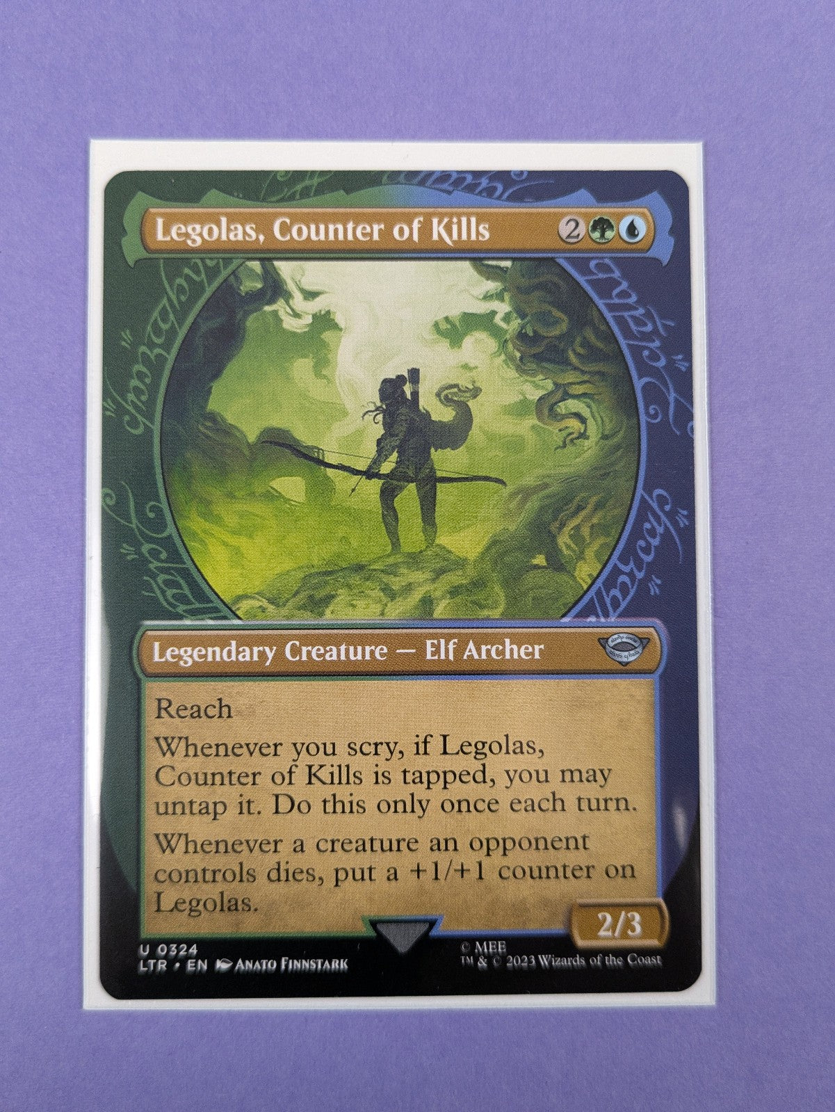 MTG: The Lord of the Rings: Legolas, Counter of Kills #0324 Uncommon - NM