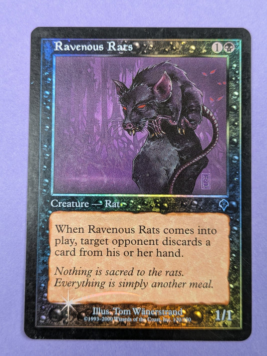 MTG Magic: FINAL FANTASY: Ravenous Rats #120/350 Common - LP