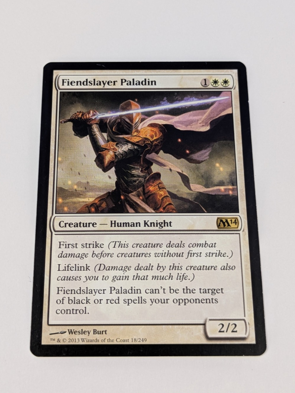 MTG: Magic 2014: Fiendslayer Paladin #18/249 Rare - NM