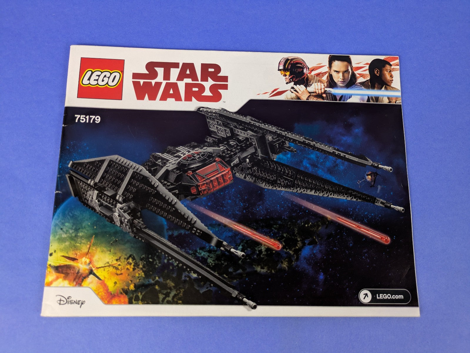 Lego Star Wars: Kylo Ren's TIE Fighter Set 75179 - w/ Instructions