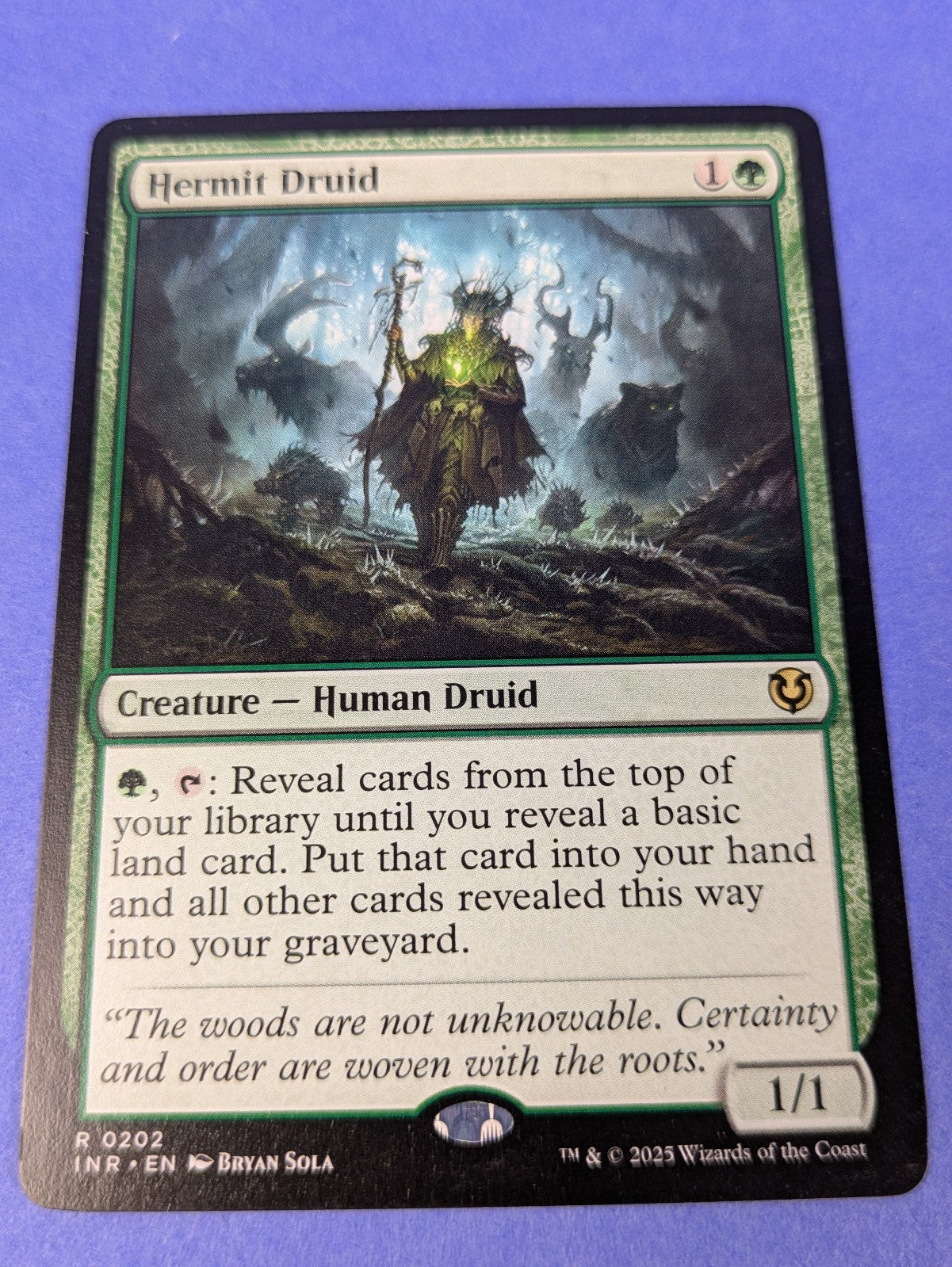 MTG Magic: Innistrad Remastered: Hermit Druid #0202 Rare - NM