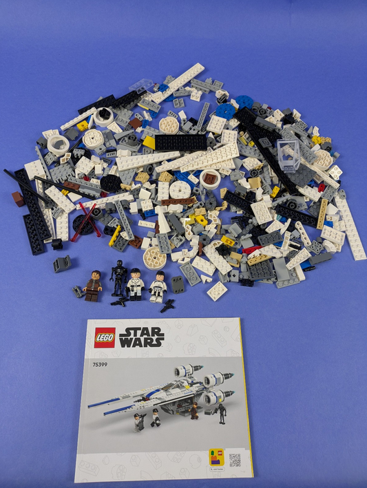 LEGO Star Wars Rebel U-Wing Starfighter 75399 Complete Set Pre-Owned
