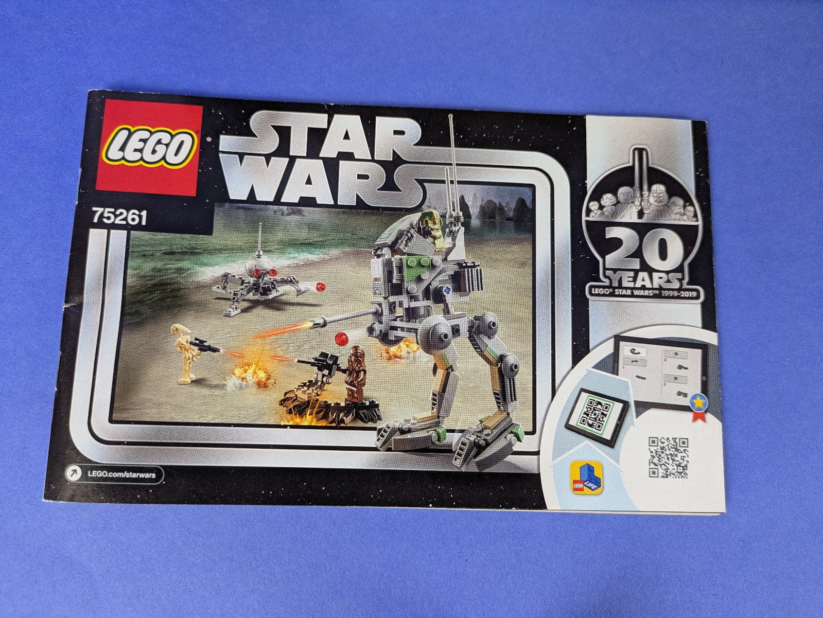Lego Star Wars: Clone Scout Walker 20th Anniversary Edition Set 75261 - Complete
