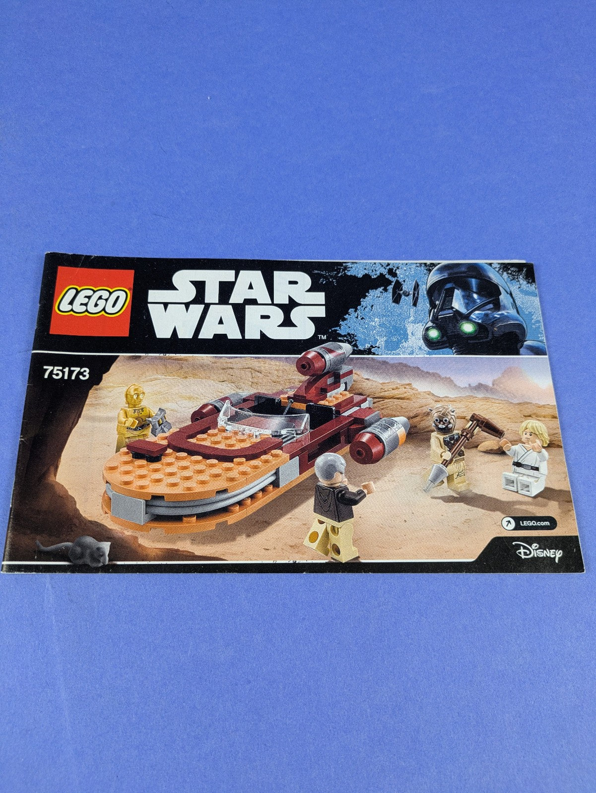 LEGO Star Wars Luke's Landspeeder 75173 Incomplete Set Pre-Owned