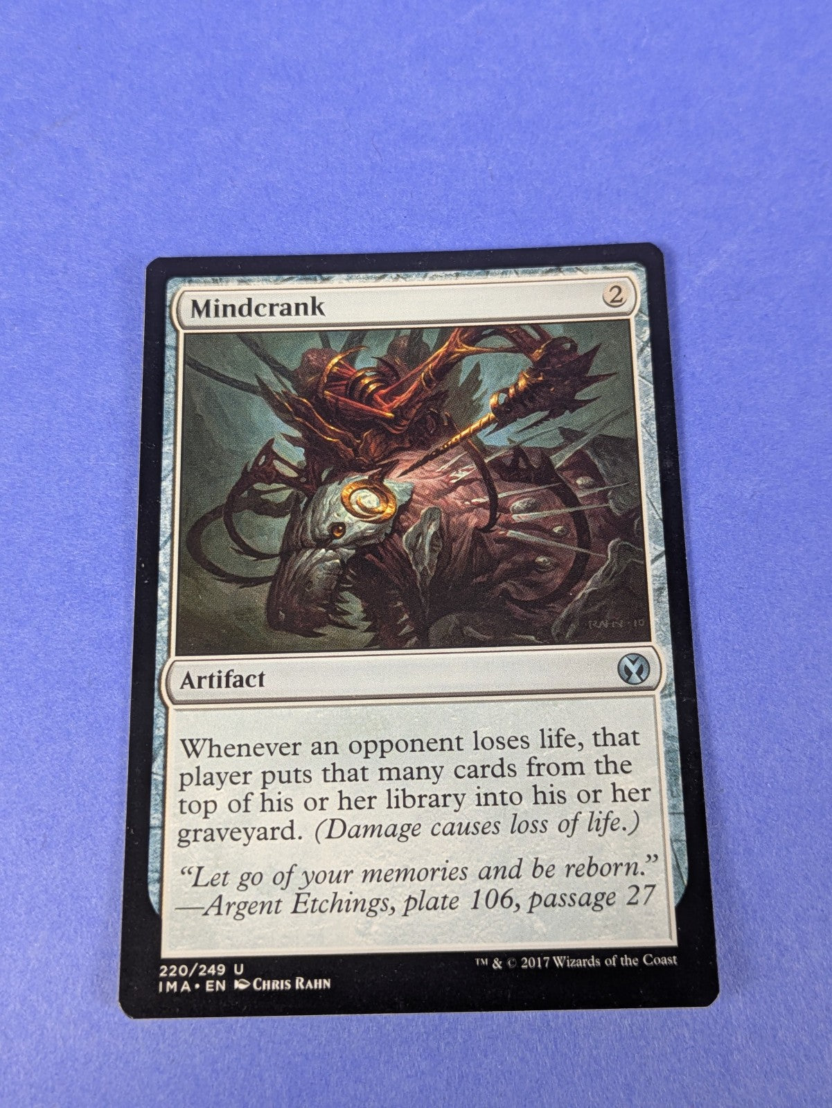 MTG Magic the Gathering: Iconic Masters: Mindcrank #220/249 Uncommon - NM