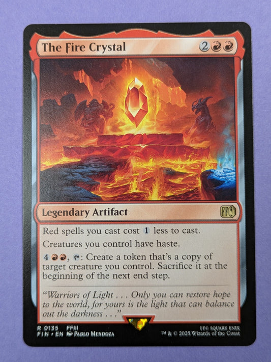 MTG Magic: FINAL FANTASY: The Fire Crystal #0135 Rare - NM