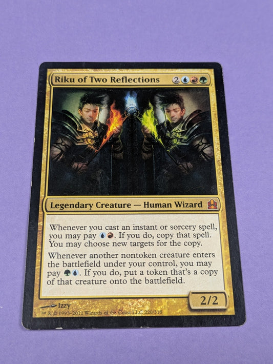 MTG Magic: Commander 2011: Riku of Two Reflections #220/318 Mythic - LP