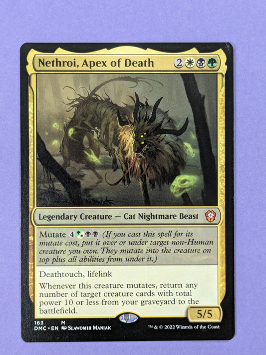 MTG Magic: Dominaria United Commander: Nethroi, Apex of Death #163 Mythic - NM