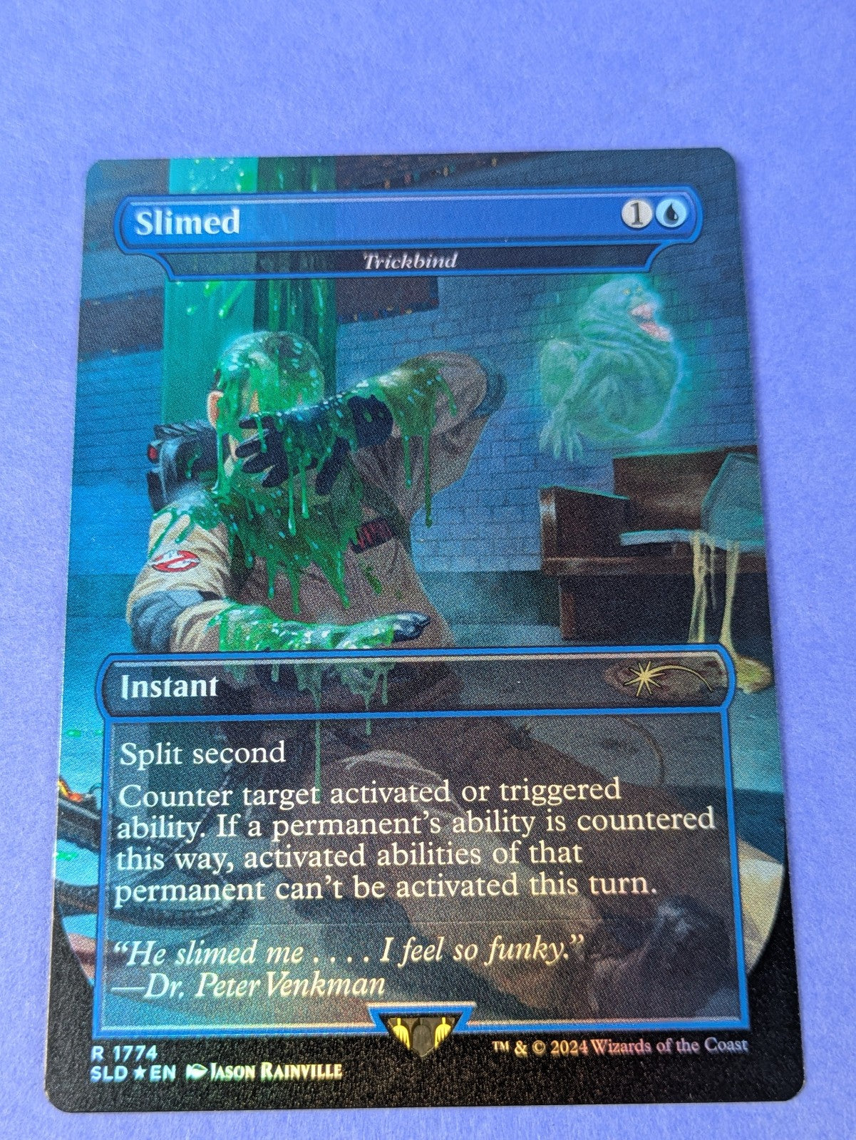 MTG Magic: Secret Lair Drop: Slimed / Trickbind Foil #1774 Rare - NM