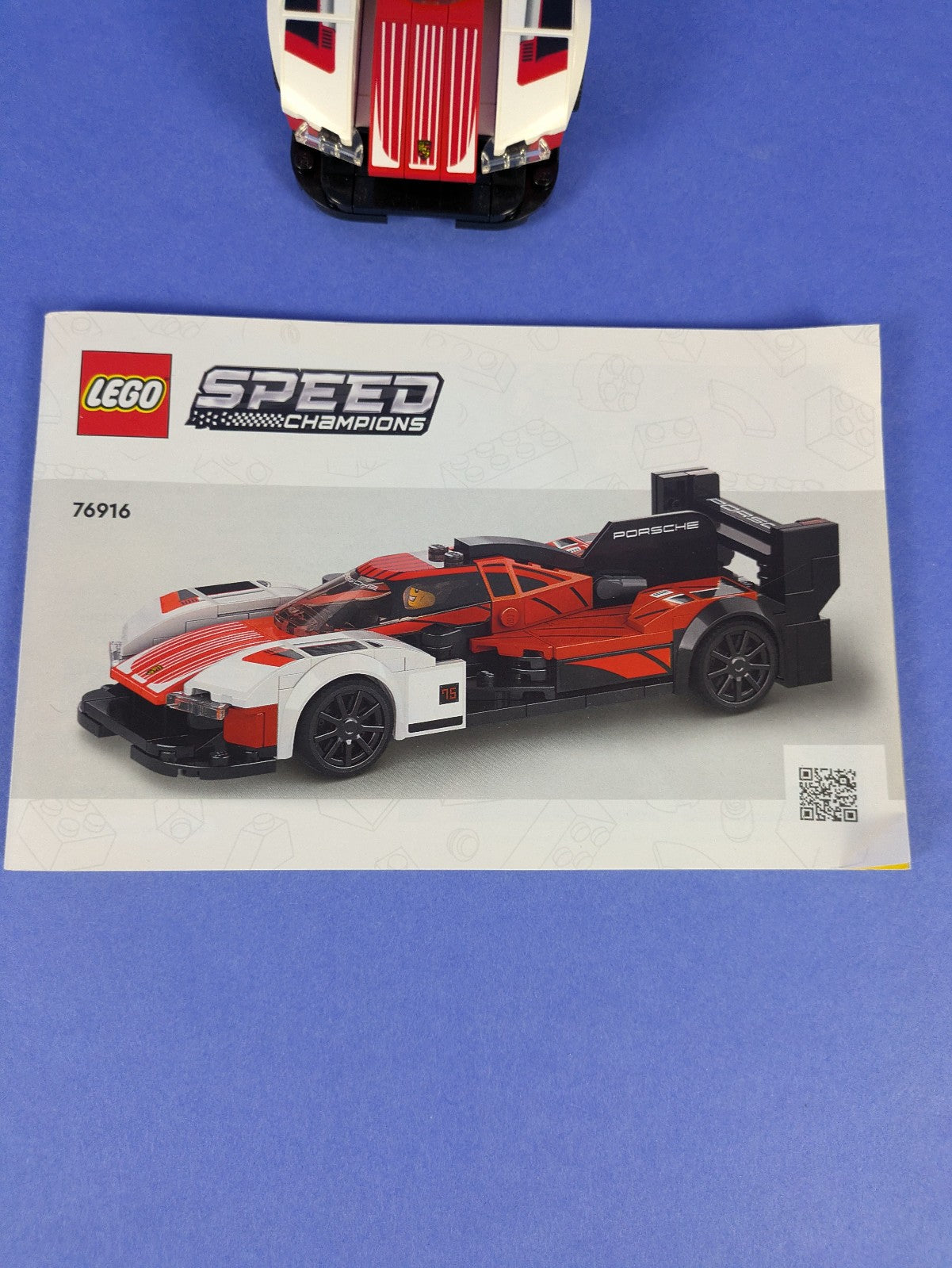 Lego SPEED CHAMPIONS: Porsche 963 Set 76916 Incomplete Set