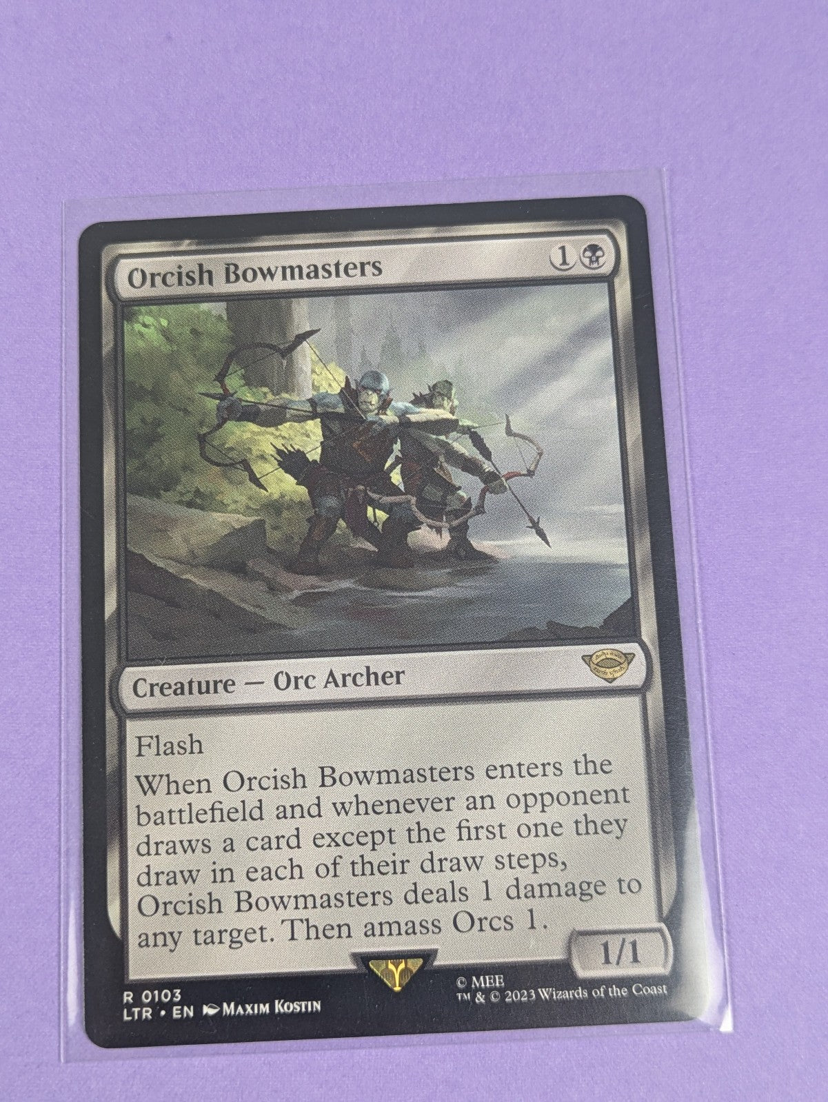 MTG: The Lord of the Rings: Orcish Bowmasters #0103 Rare - NM