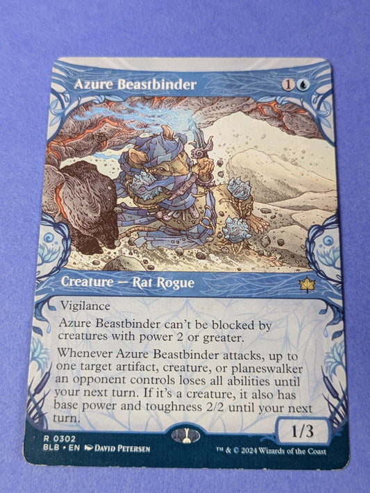 MTG Magic: Bloomburrow: Azure Beastbinder #0302 Rare - LP