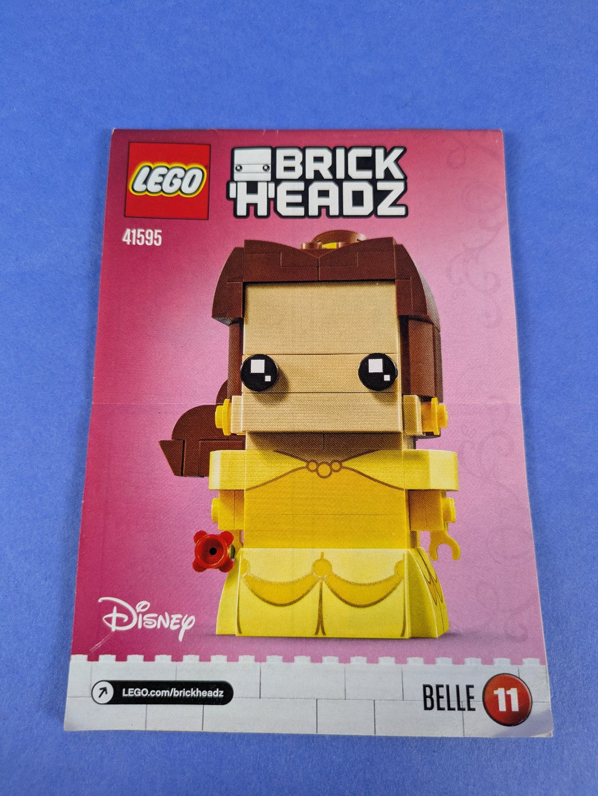 Lego BrickHeadz: Disney: Beast & Belle Sets 41596 41595 Complete Set