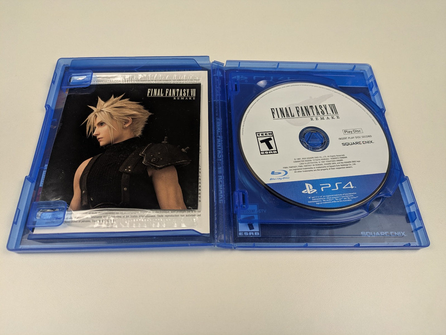 Final Fantasy VII Remake (PS4, 2020) CIB