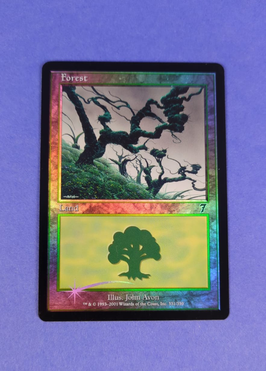 MTG Magic the Gathering: Seventh Edition: Forest Foil #331 Common - NM