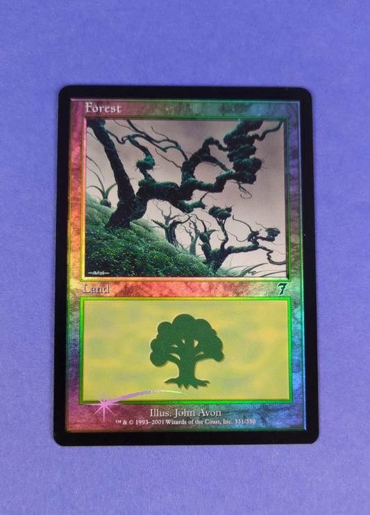 MTG Magic the Gathering: Seventh Edition: Forest Foil #331 Common - NM
