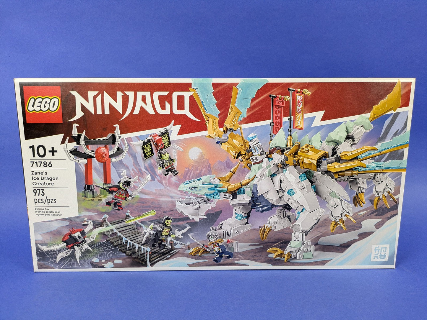 Lego NINJAGO: Core: Zane's Ice Dragon Creature Set 71786 BRAND NEW